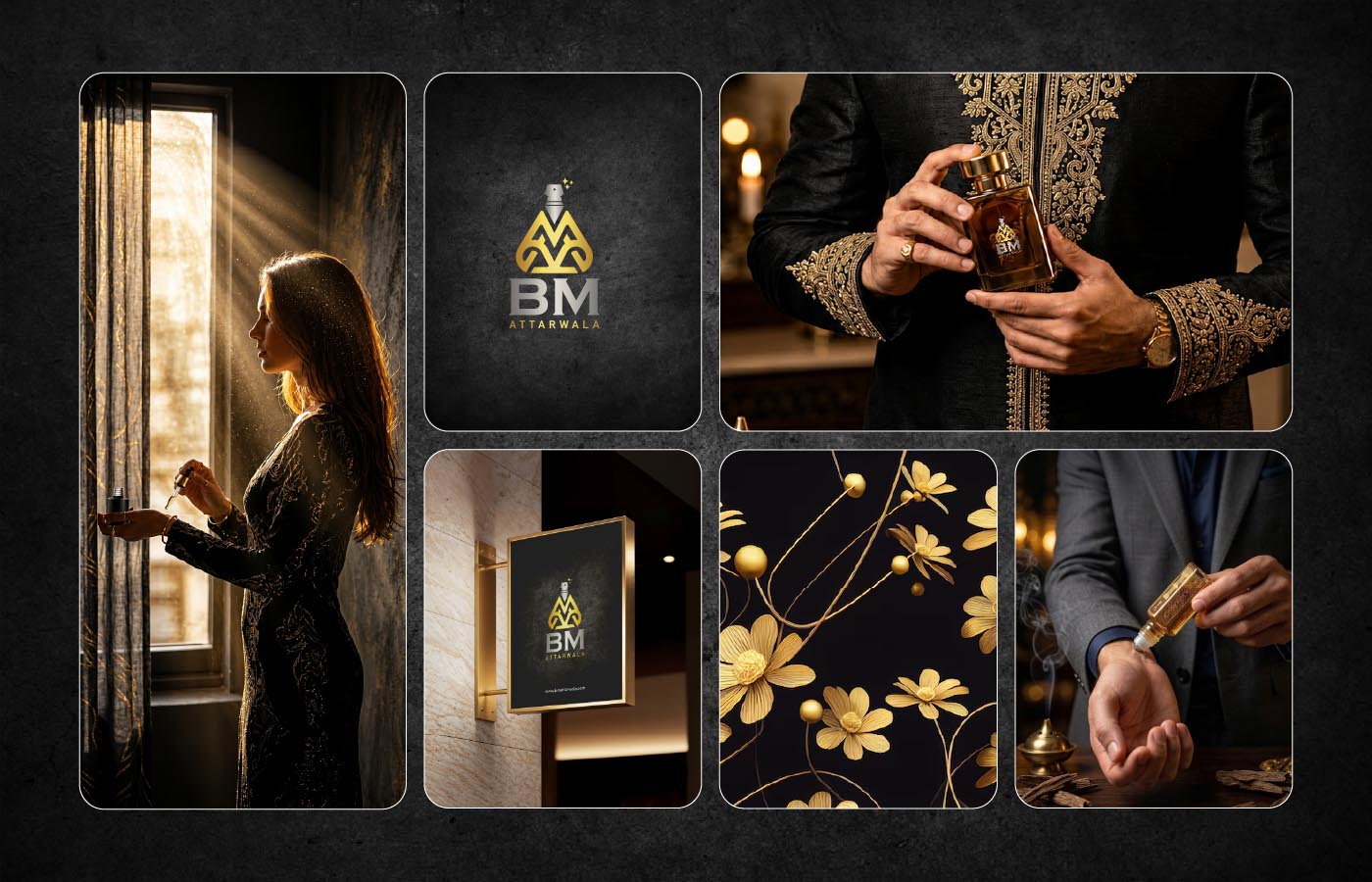 BM Attarwala Luxury Attar Perfume Brand Identity 2