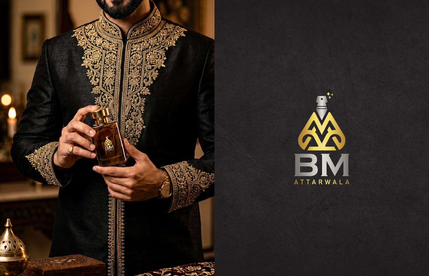 BM Attarwala Luxury Attar Perfume Brand Identity 3