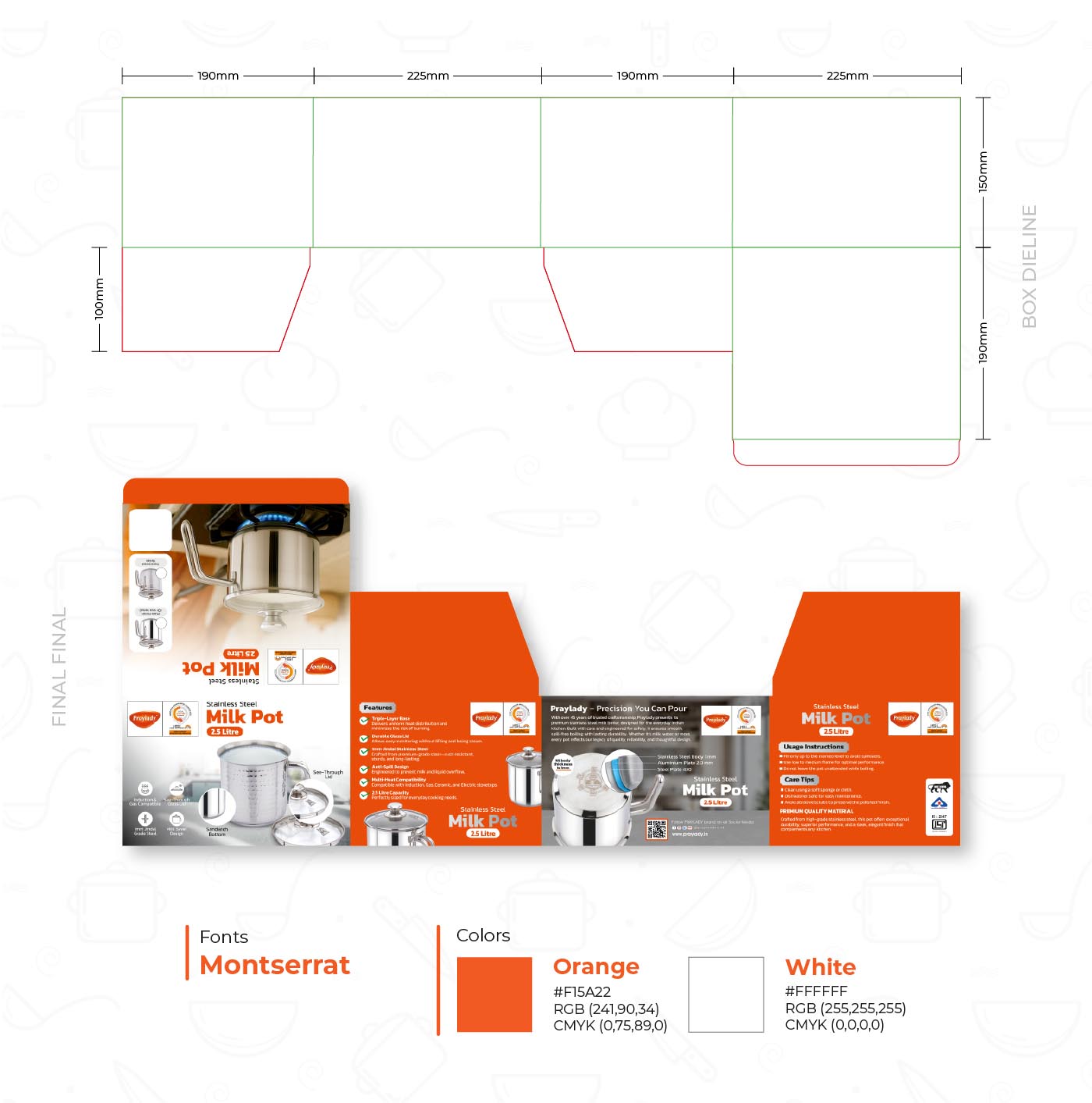 Praylady Cookware Packaging Design 10