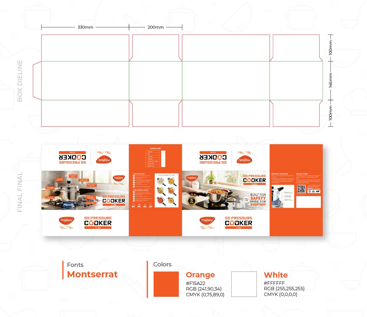 Praylady Cookware Packaging Design 4
