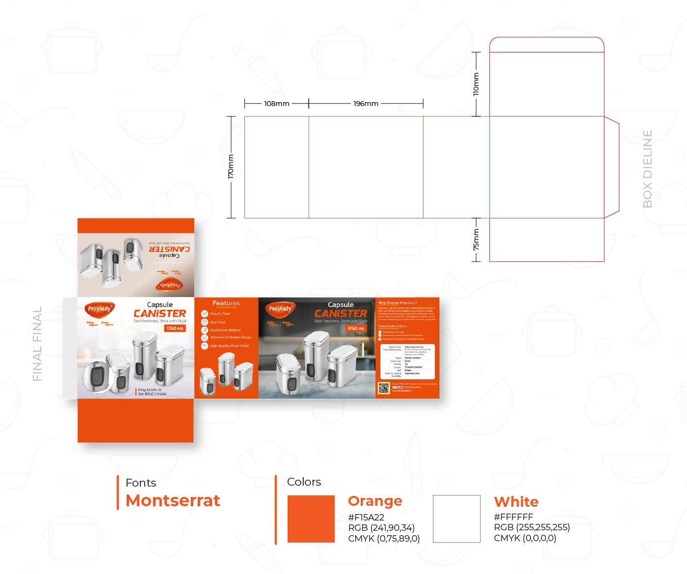 Praylady Cookware Packaging Design 7