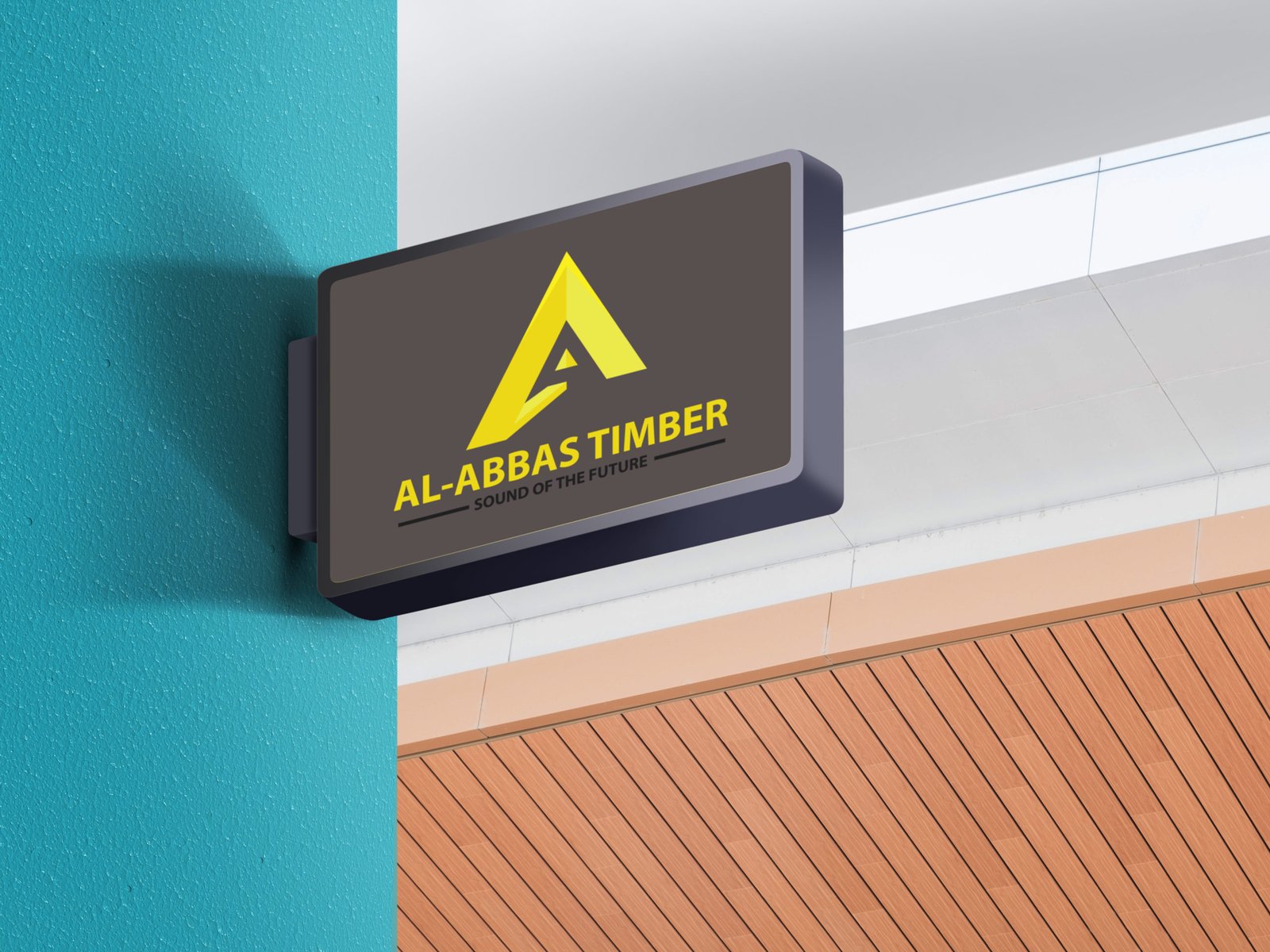 Al Abbas timber shop logo design by Badri Design