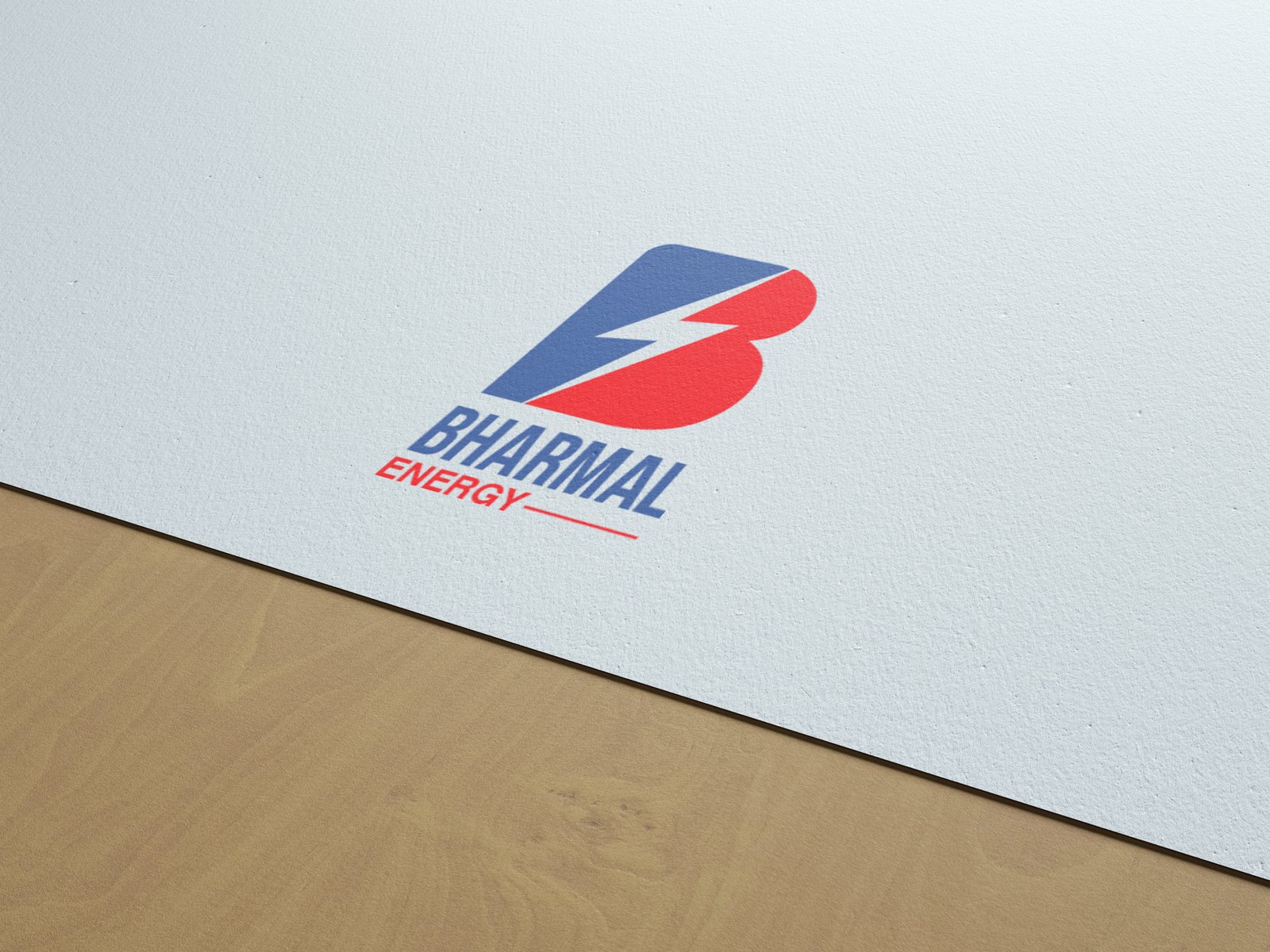 Bharmal energy solar company logo design by Badri Design