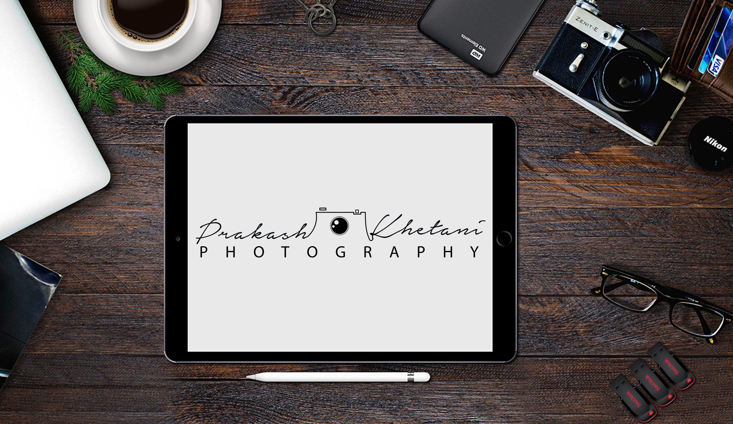 Prakash Khetani logo design by Badri Design