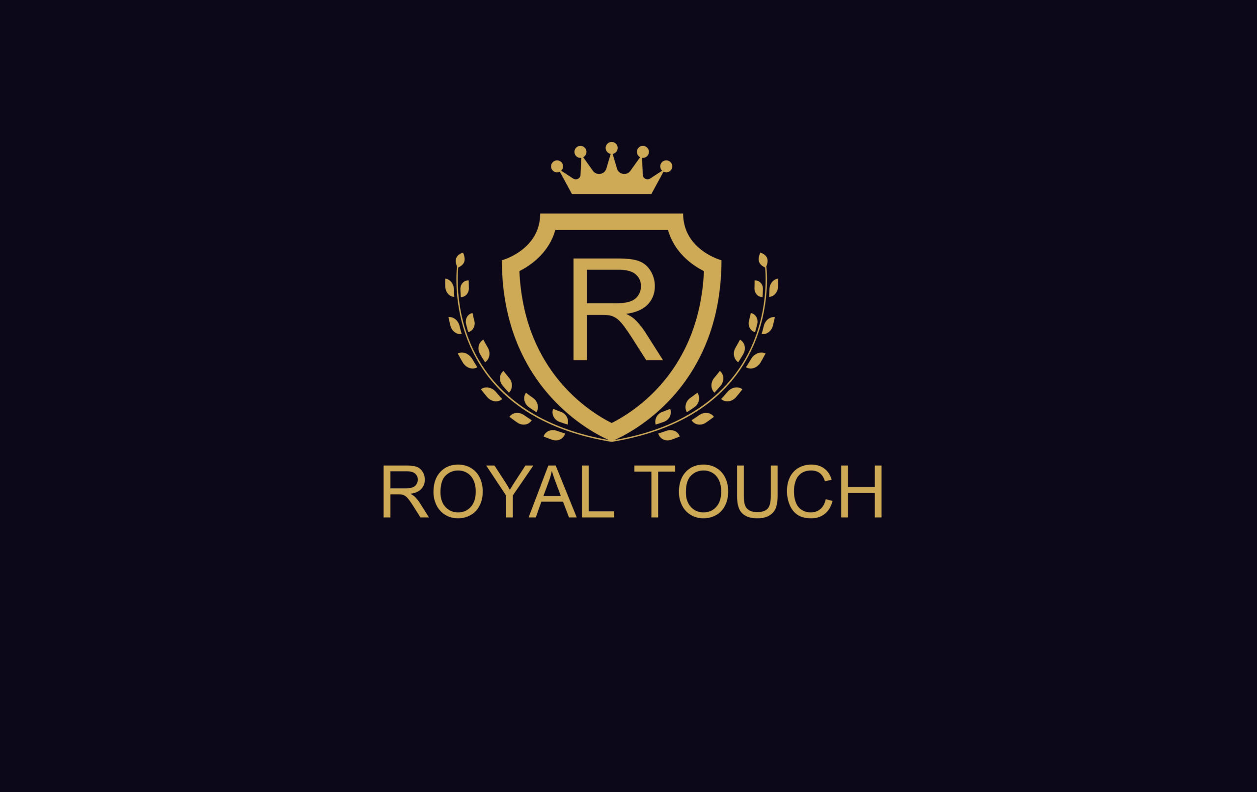 Royal Touch garment shop logo design by Badri Design