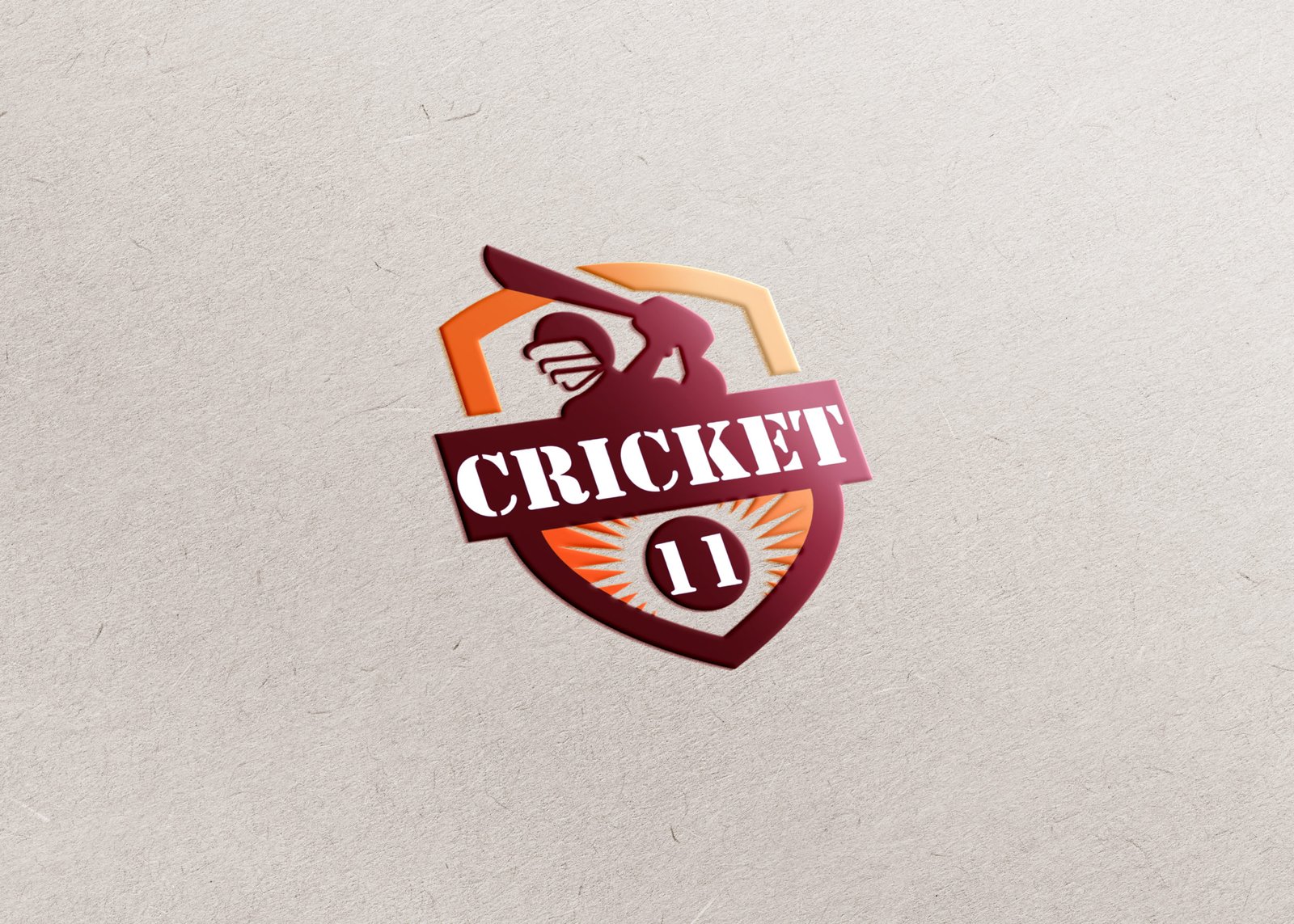 online cricket game app logo design by Badri Design