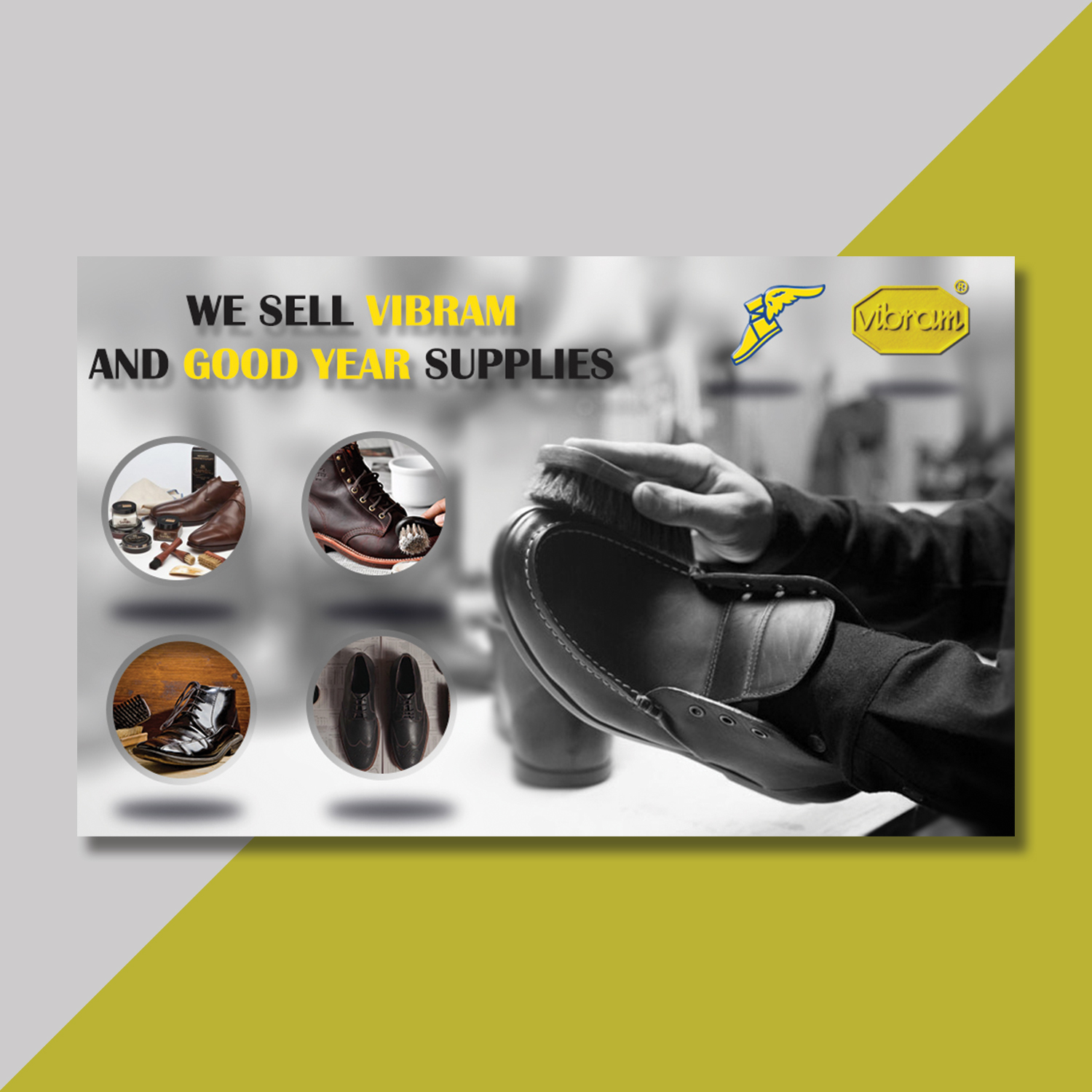 Good year shoes banner design by Badri Design