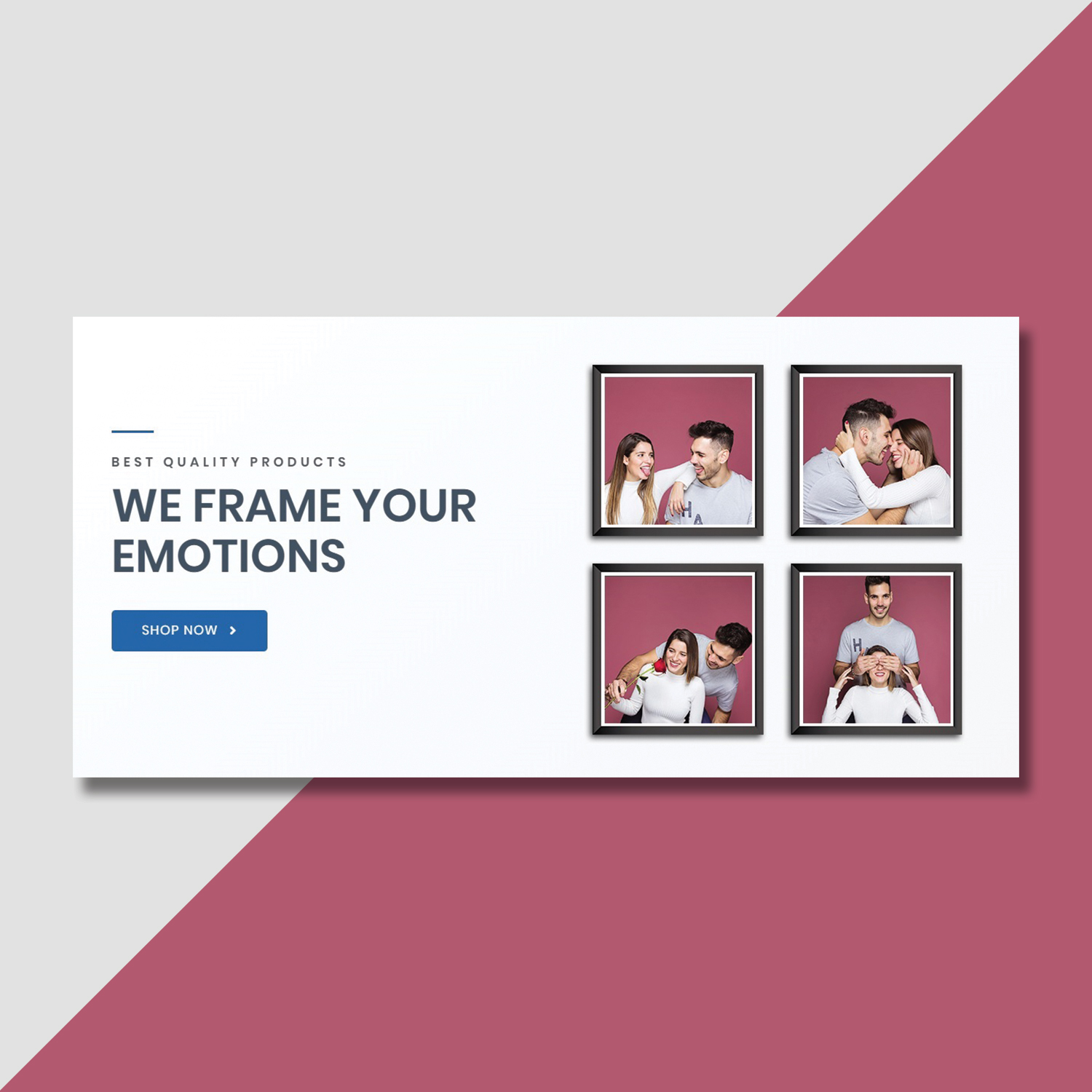 Web banner design for frame ecommerce website by Badri design